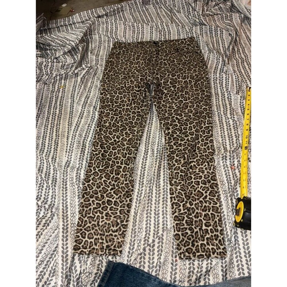 Women’s Cheetah Print Jeans Size 14